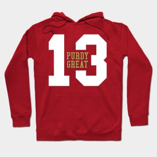 Purdy Great 13 San Francisco 49ers Hoodie